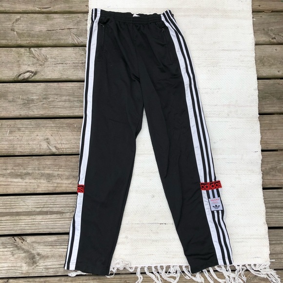 adidas side button track pants